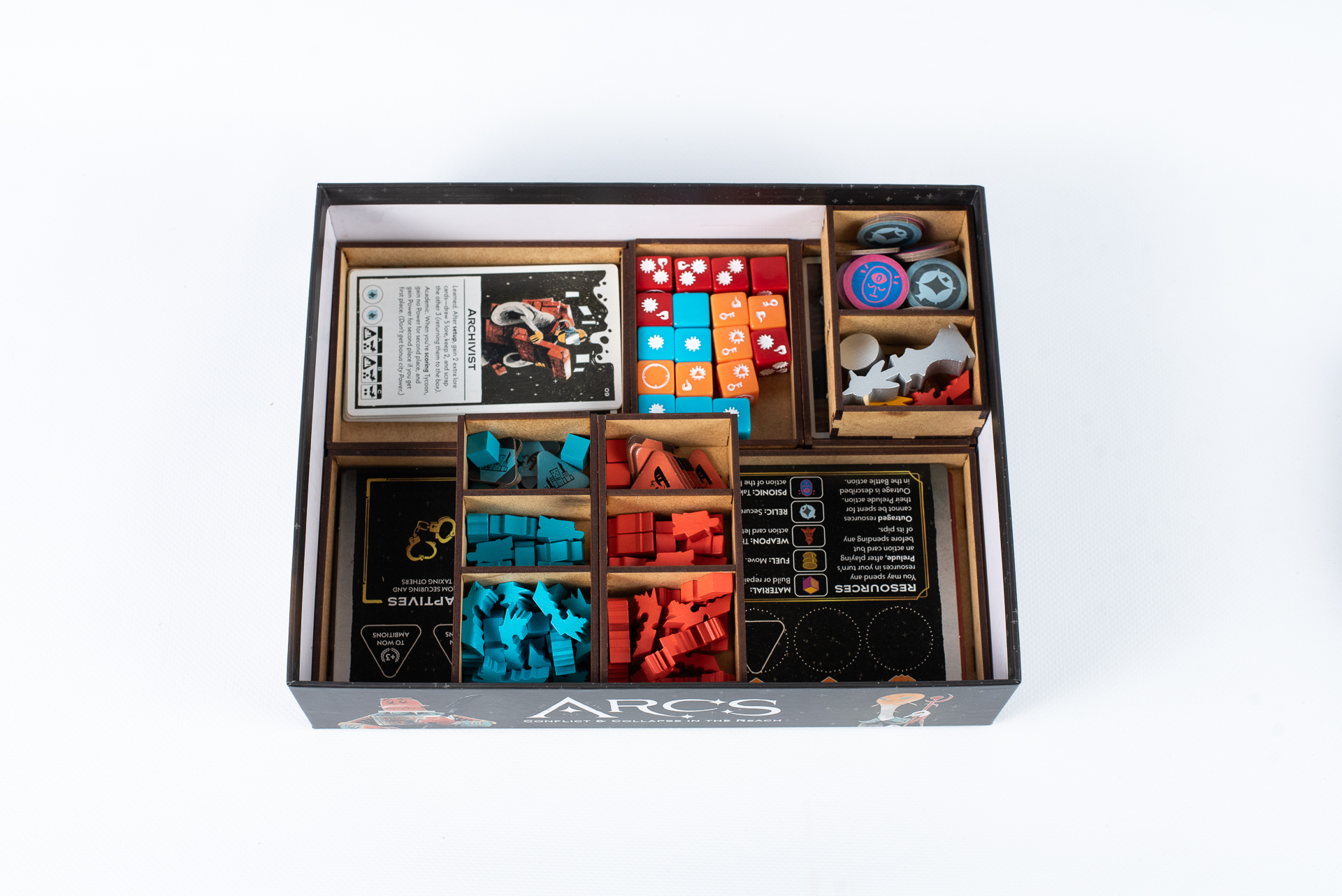 Geek Mod insert do hry ARCS organizér HDF