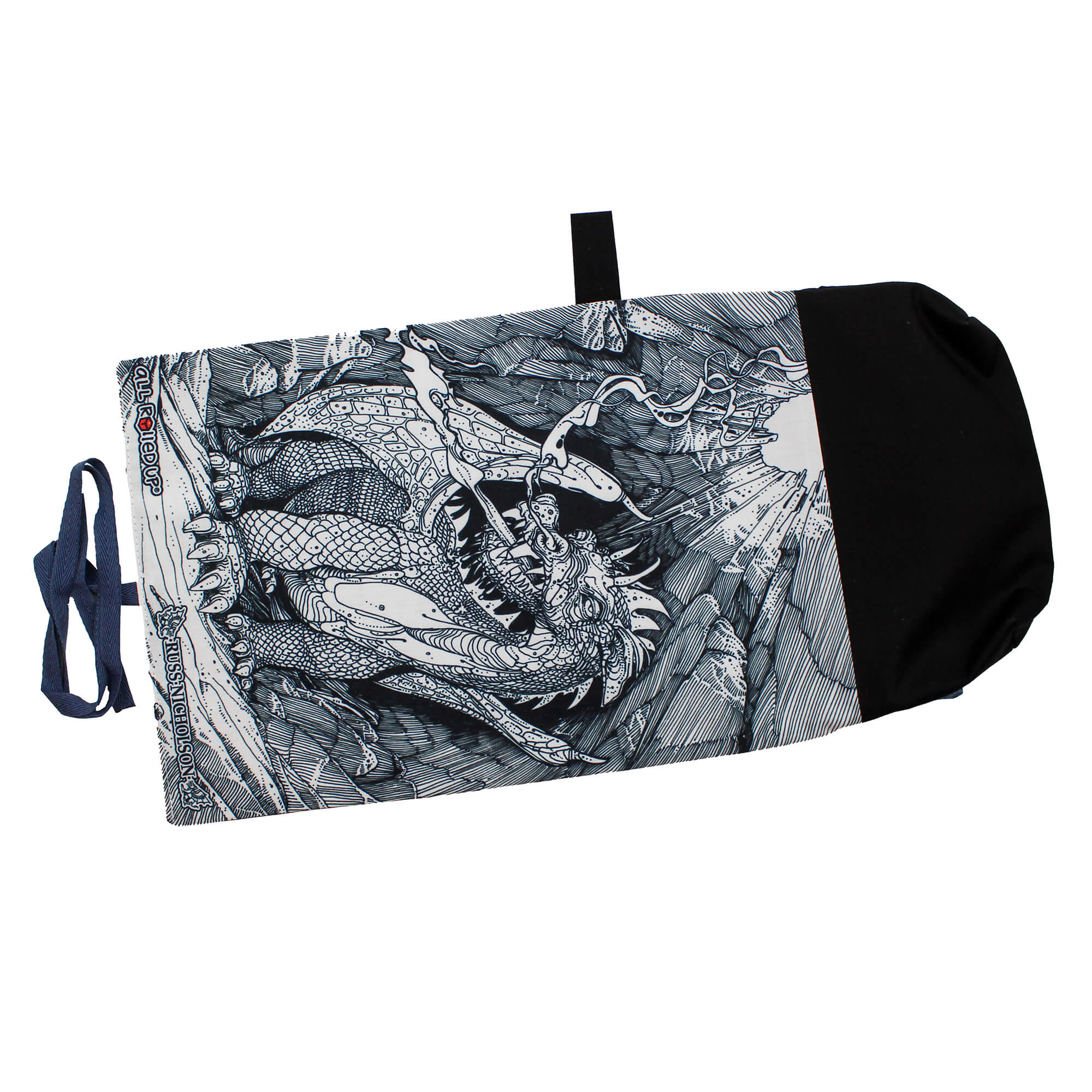 All Rolled Up Dragon Smoke Slate pouzdro na kostky Russ Nicholson