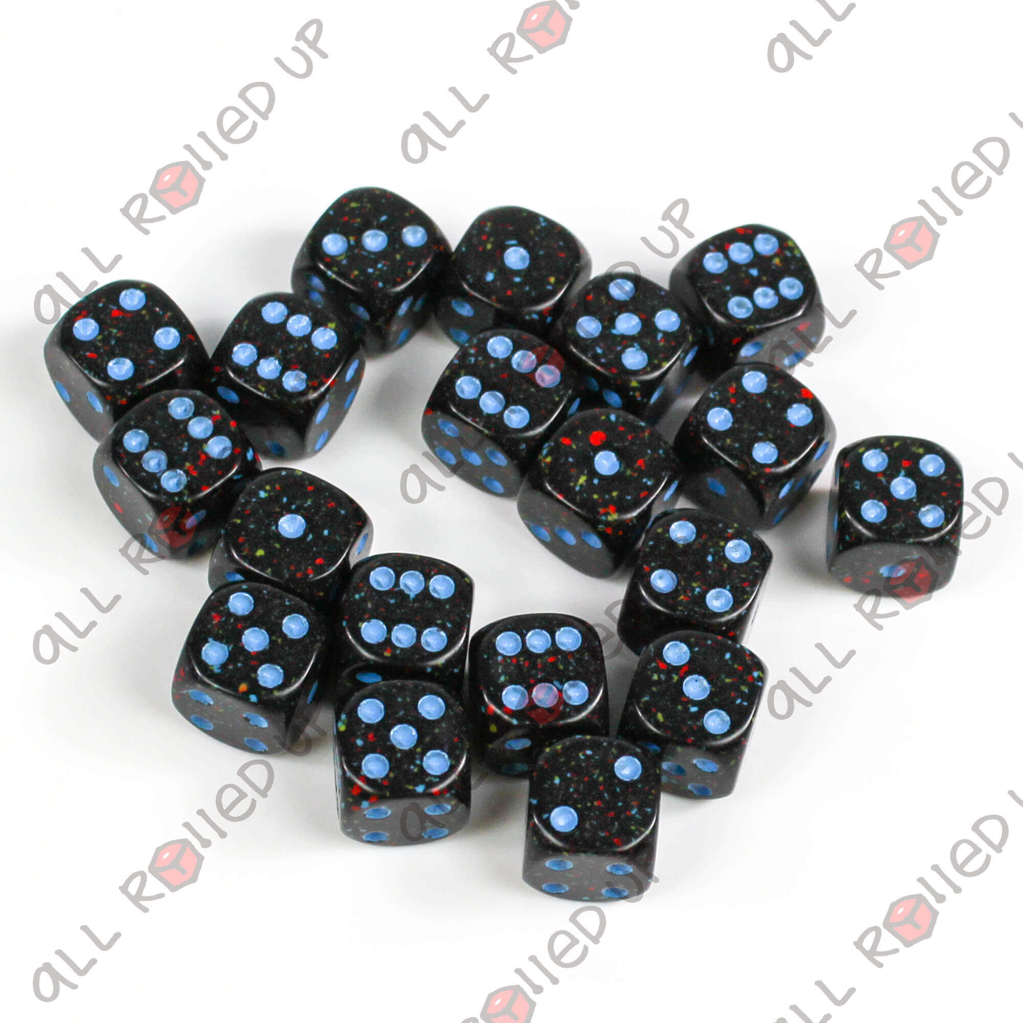 Chessex Speckled Blue Stars kostky D6 36×12 mm modré