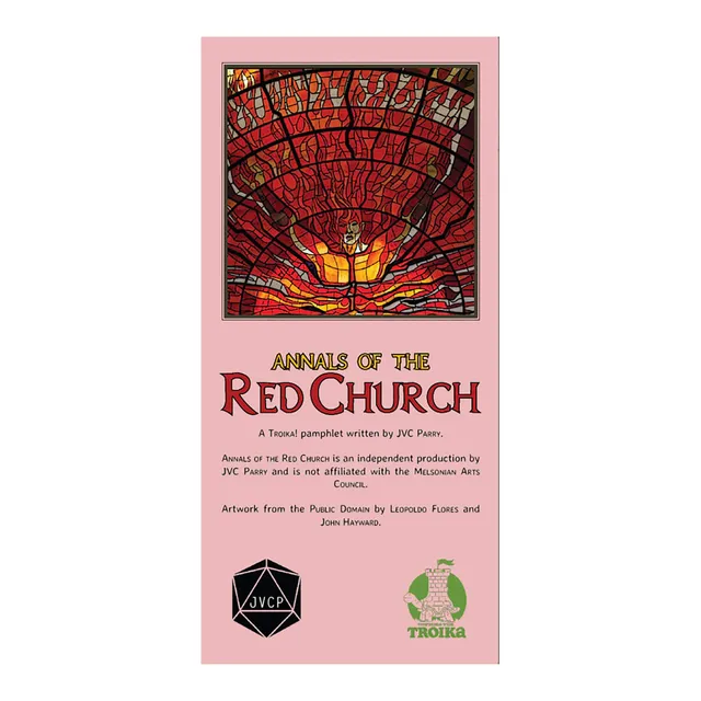 Troika Annals of the Red Church RPG zin