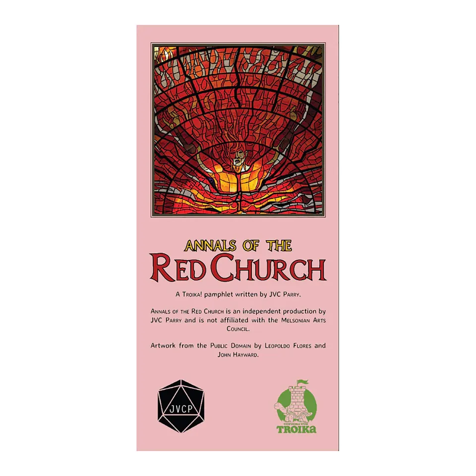 Troika Annals of the Red Church RPG zin