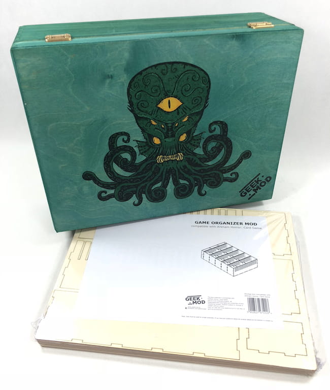 Geek Mod Arkham Horror truhla na karty zelená