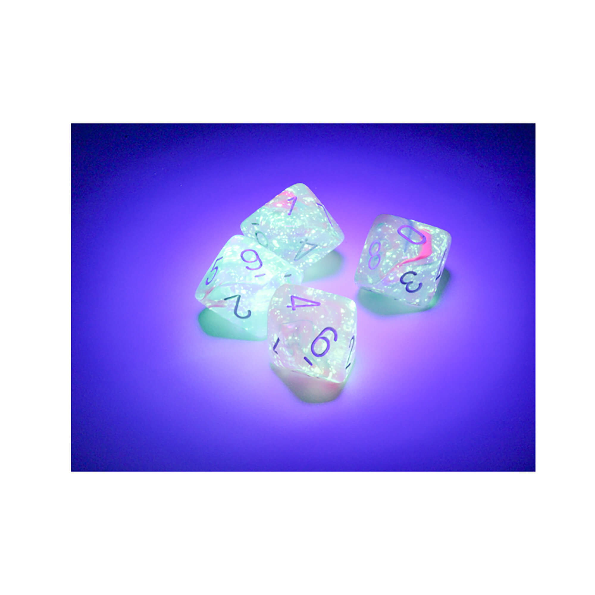 All Rolled Up Nebula Red Silver Luminary kostky D10 10ks