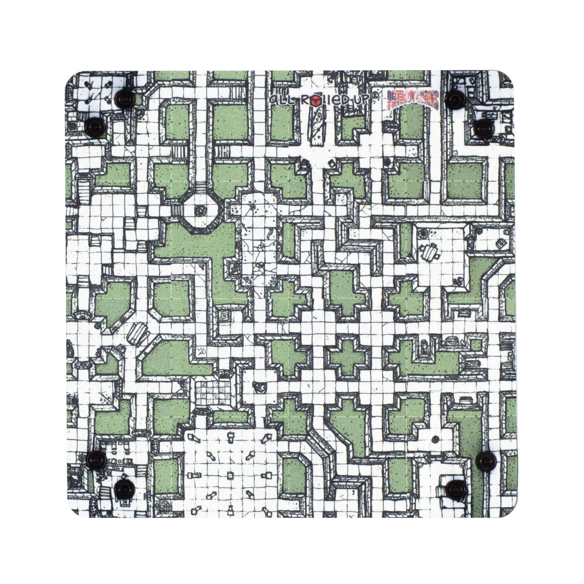 All Rolled Up Inked Adventures Dungeon Green miska na kostky 205 mm