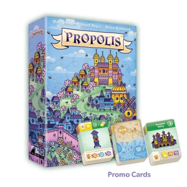 All Rolled Up Propolis Kickstarter karetní hra s mini rozšířením