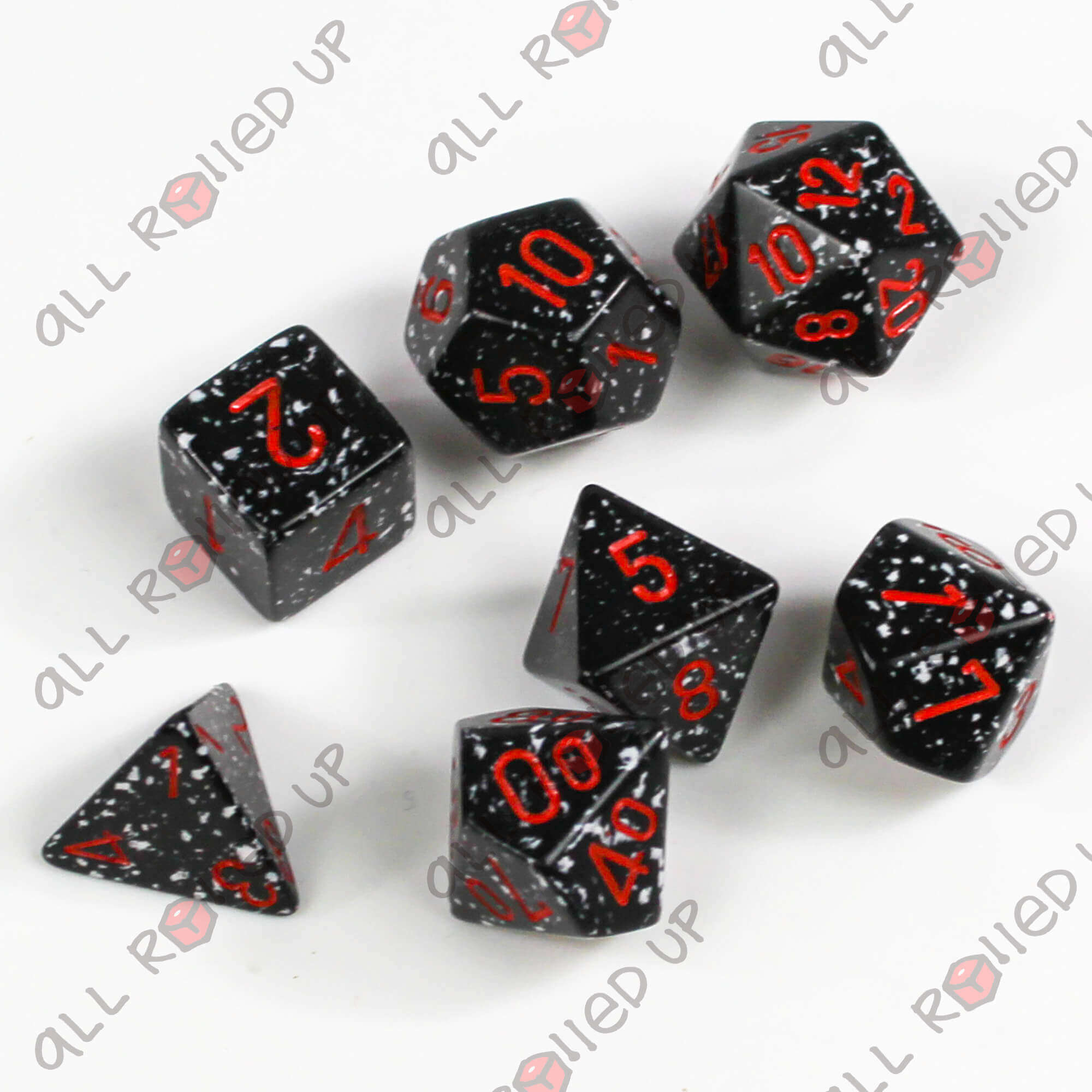 Chessex Speckled Space sada kostek 7ks polyedrická