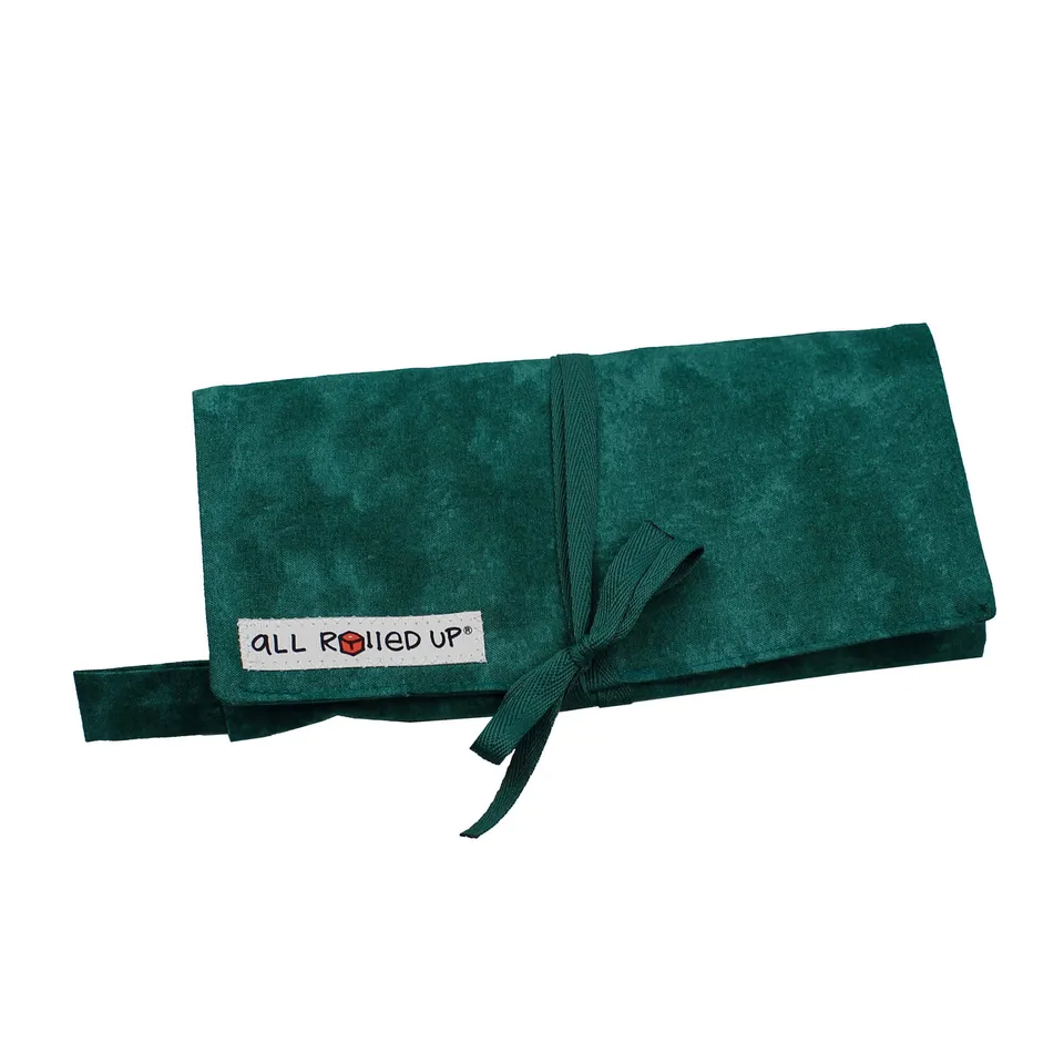All Rolled Up Amazonite rolovací pouzdro na kostky na 100 kostek