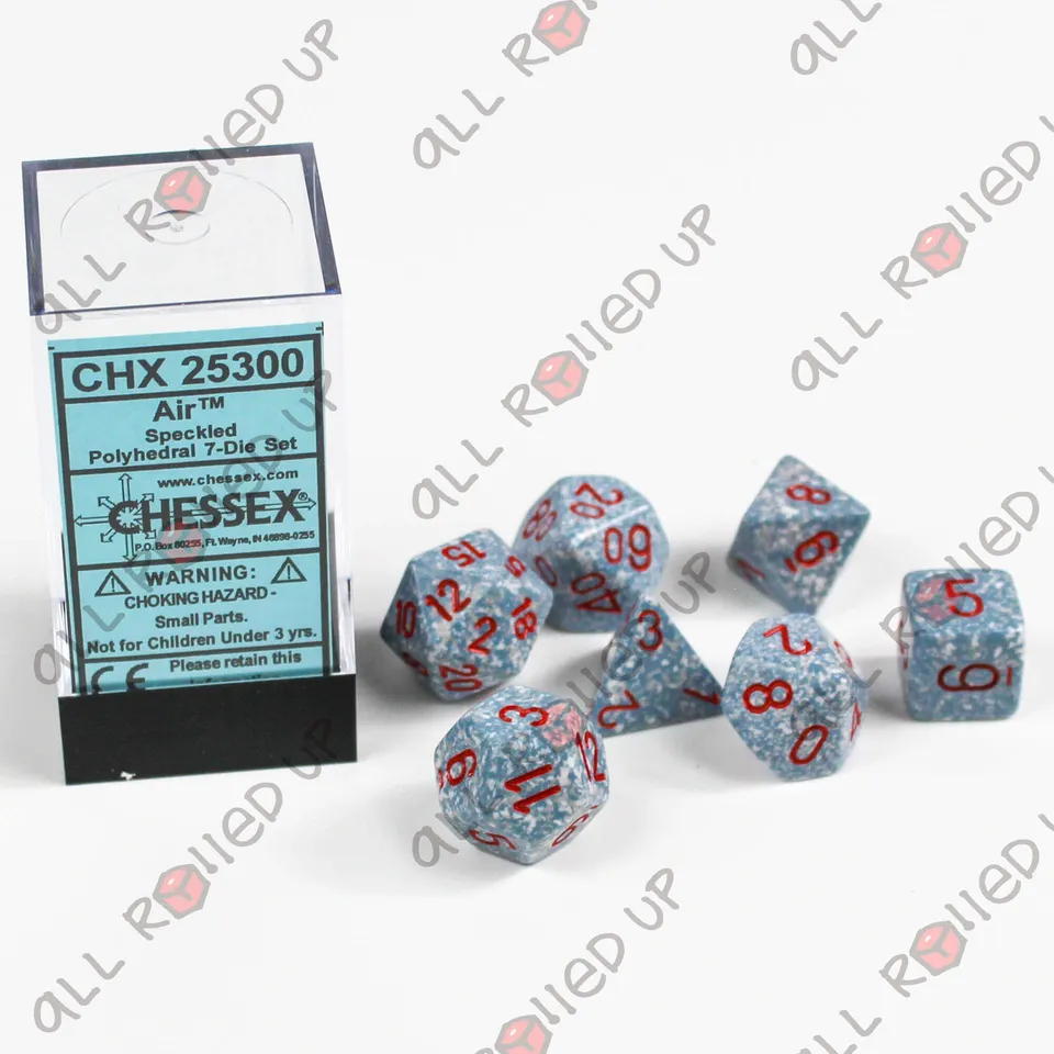 Chessex Speckled Air sada kostek 7ks polyhedrální