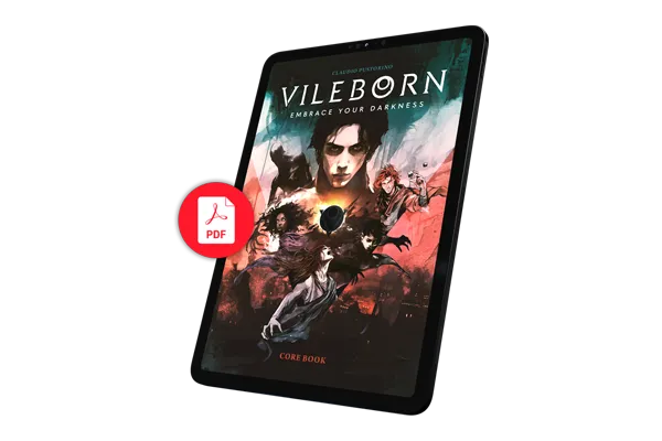 Horrible Games Vileborn Core Book příručka s PDF kódem