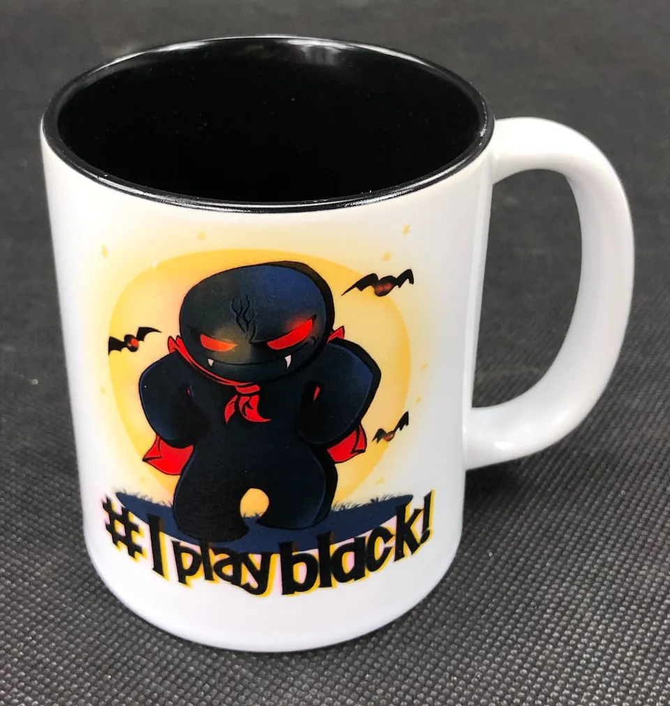 Geek Mod hrnek #IplayBlack keramický černý