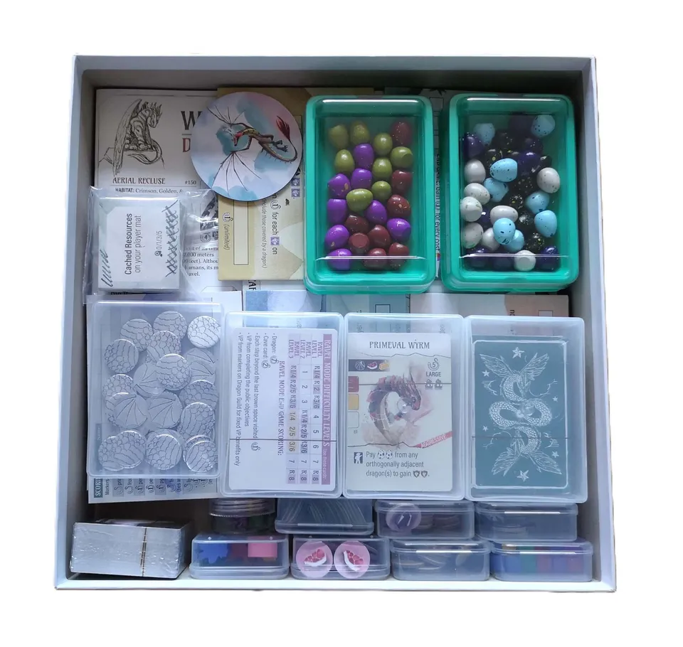 All Rolled Up Wyrmspan organizér boxy čiré 12 ks