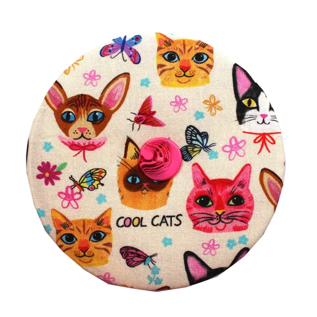 All Rolled Up Cool Cats držák na karty bavlna