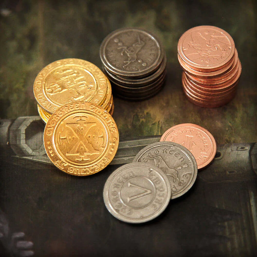 All Rolled Up 50 Metal Coin mince do deskovky 50 ks kovové