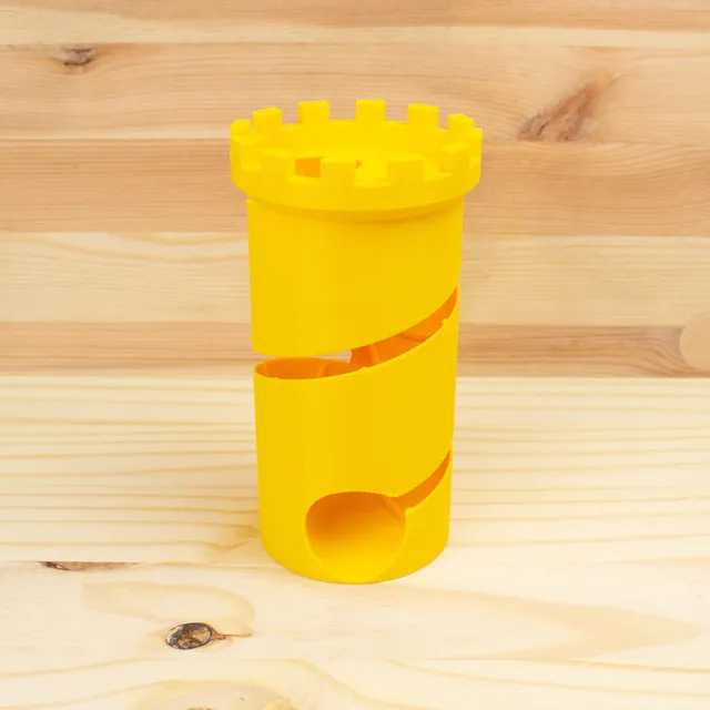 All Rolled Up Yellow Castle Spiral věž na kostky
