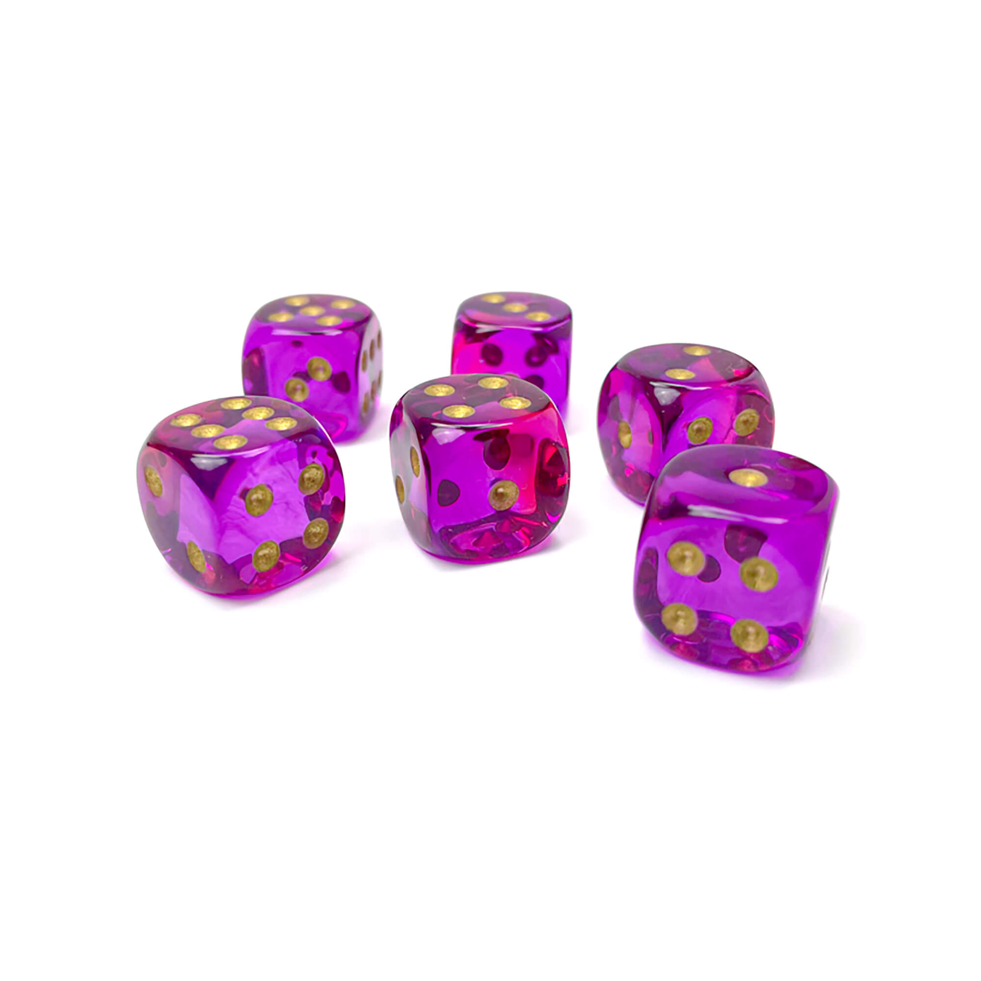 Chessex Gemini Red-Violet sada kostek D6 12ks 16mm