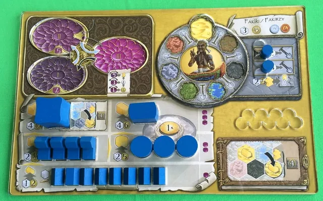 Geek Mod Terra Mystica organizér na desku hráče plexi