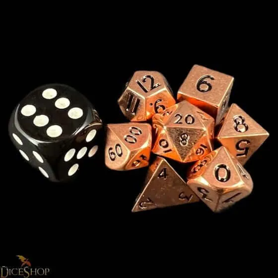 All Rolled Up Mini Bright Copper kovové kostky 10 mm