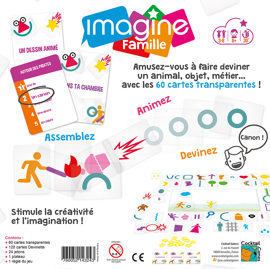 Cocktail Games Imagine Famille rodinná hra kreativní