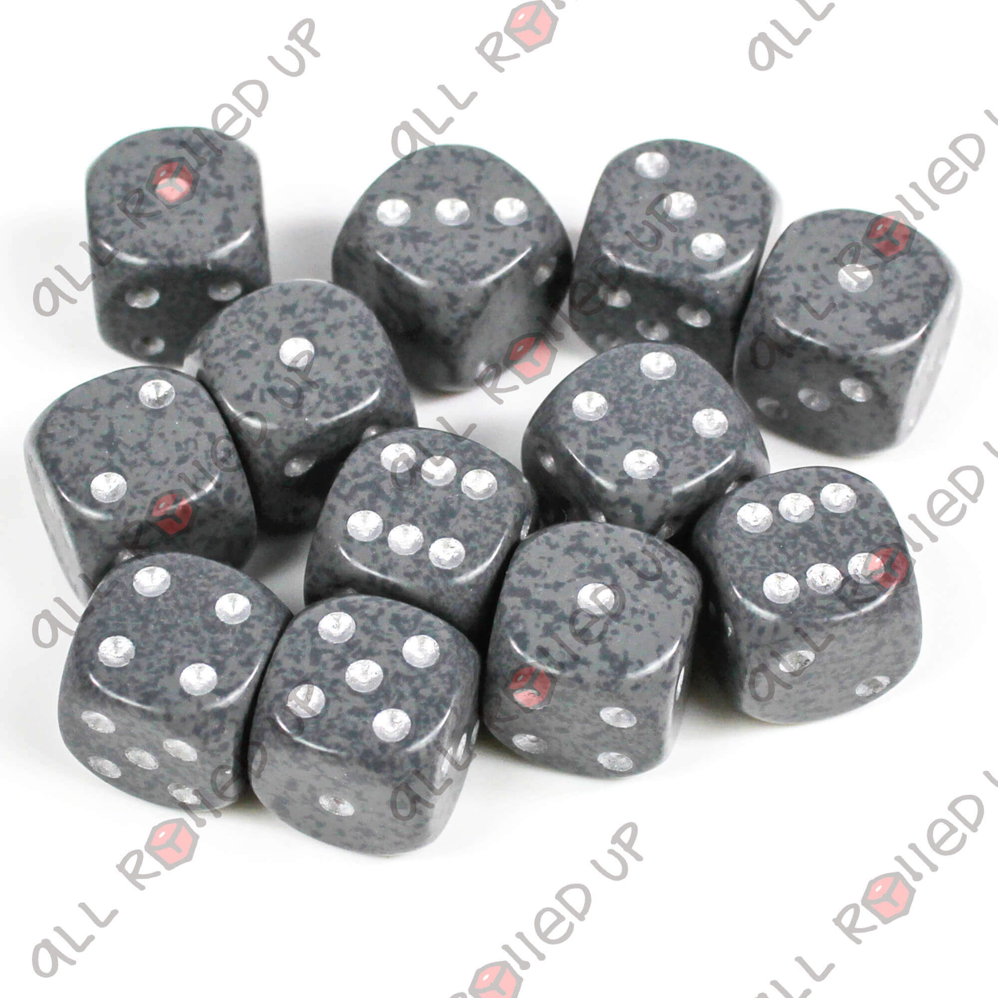 Chessex Speckled Hi-Tech D6 sada kostek 12 ks 16 mm