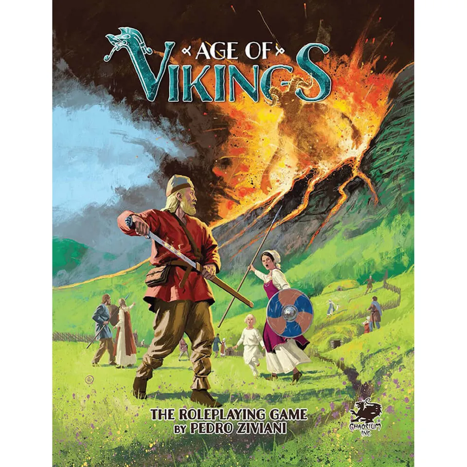 Chaosium Age of Vikings RPG příručka anglicky