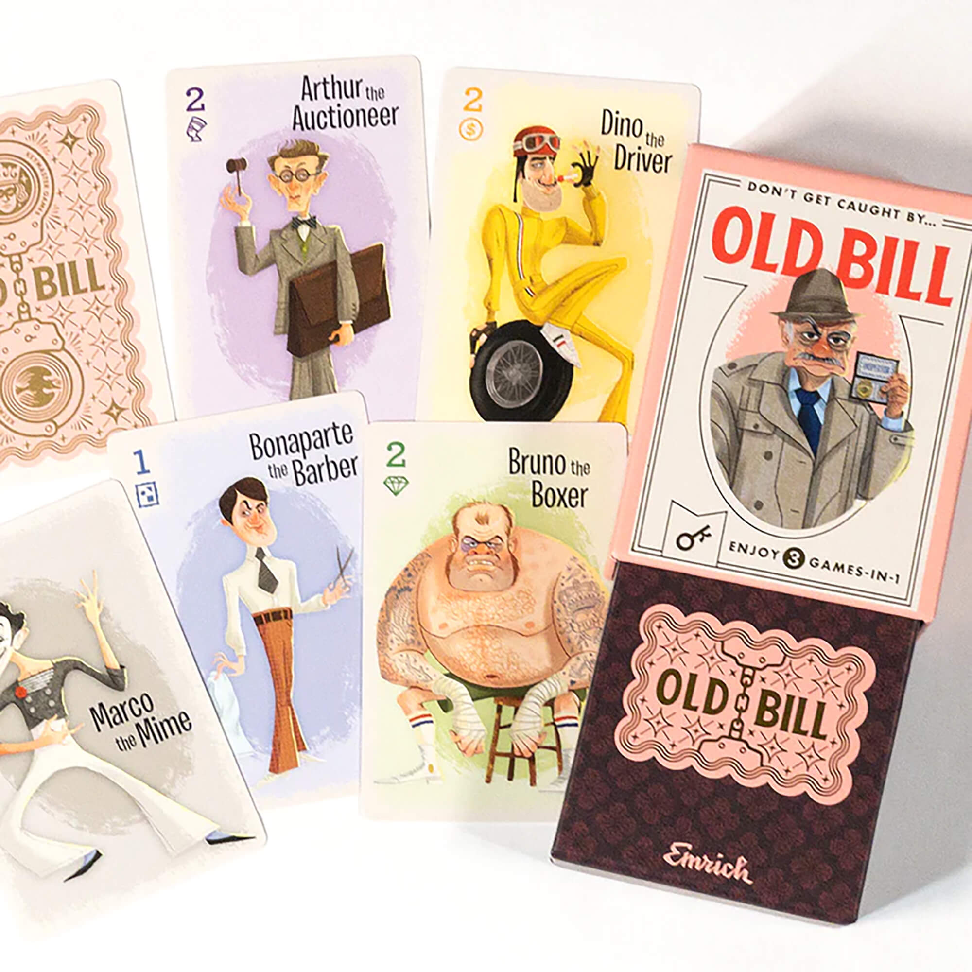 All Rolled Up Old Bill karetní hra 58 karet