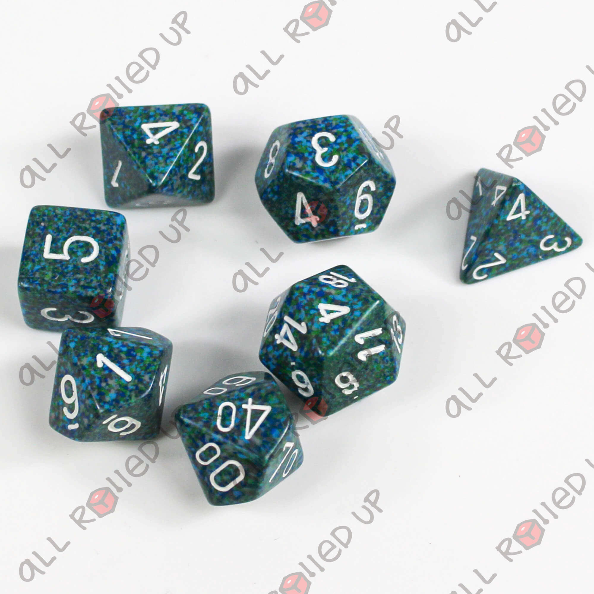 Chessex Speckled Sea polyhedrální kostky 7 ks