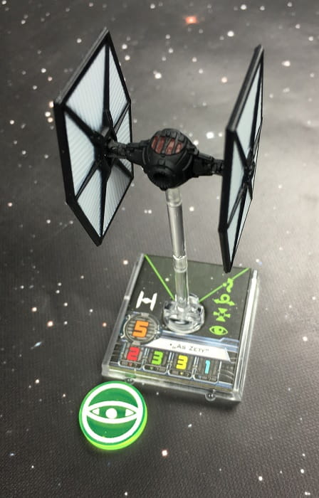 Geek Mod X-Wing akrylové žetony soustředění 5 ks zelené