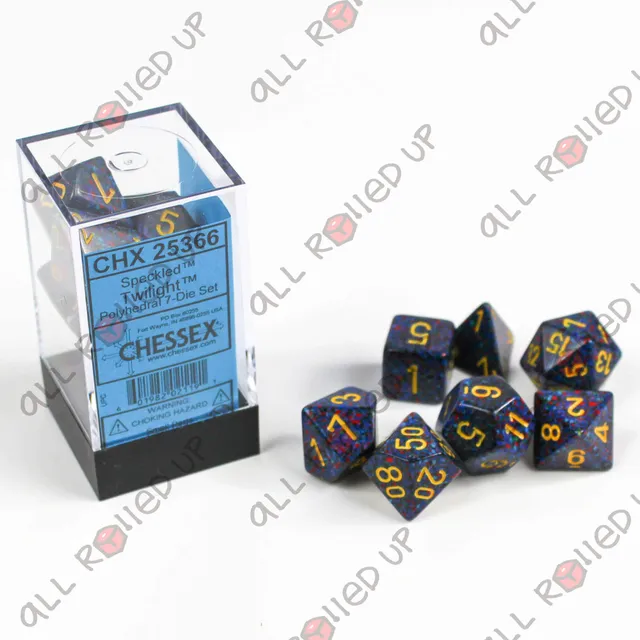 Chessex Speckled Twilight sada kostek 7ks