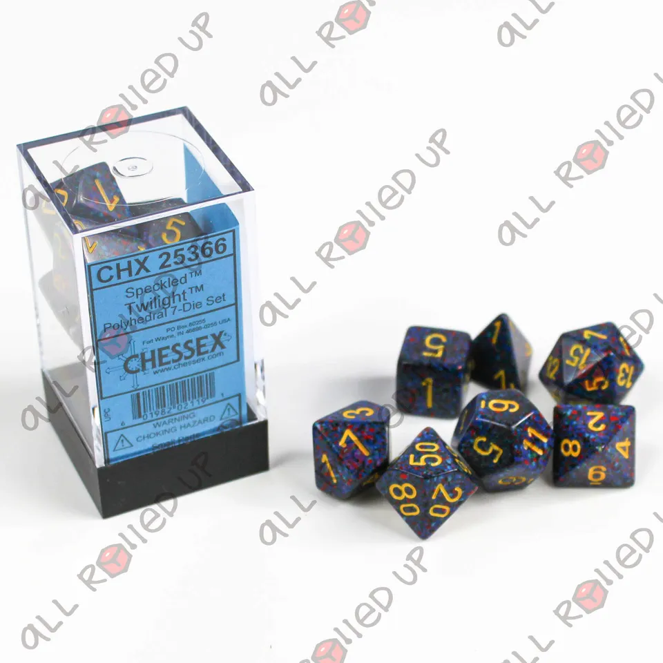 Chessex Speckled Twilight sada kostek 7ks