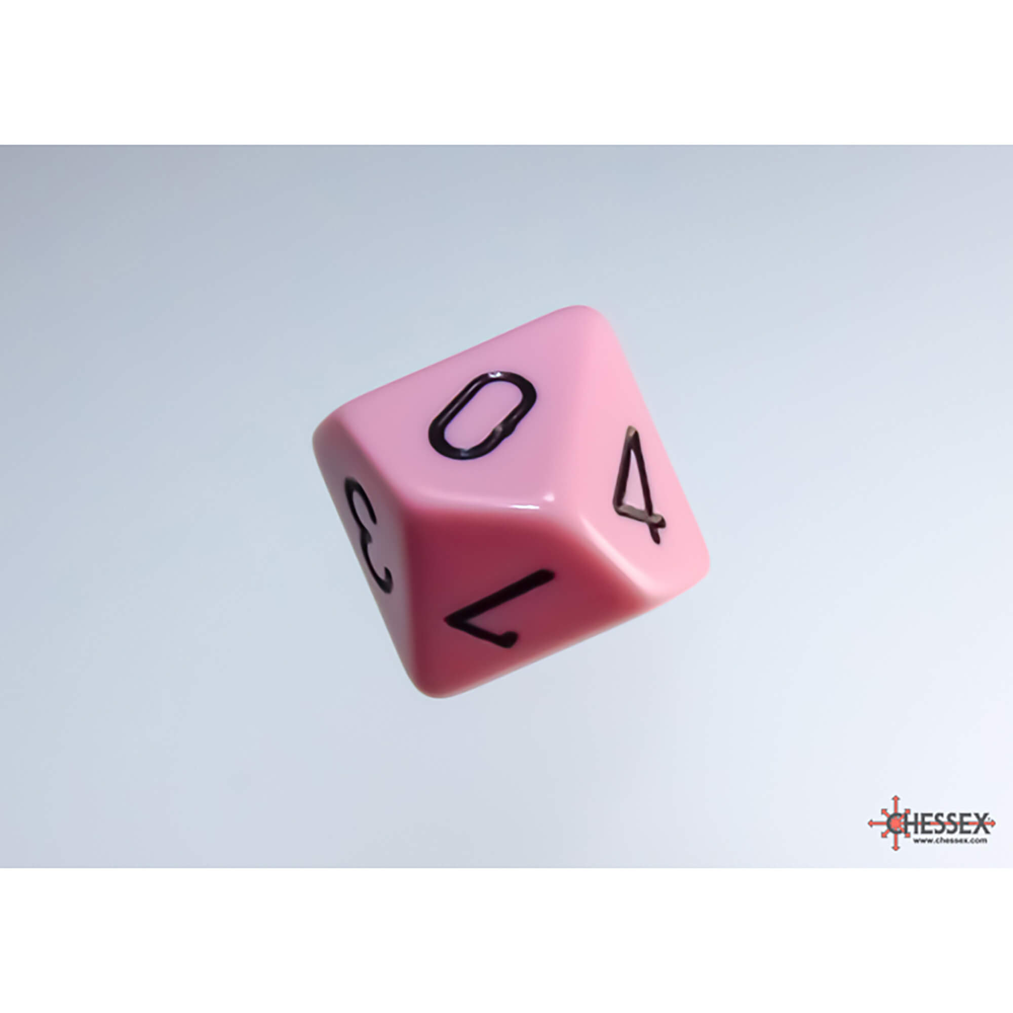 Chessex Opaque CHX25264 kostky D10 10 ks pastelová růžová