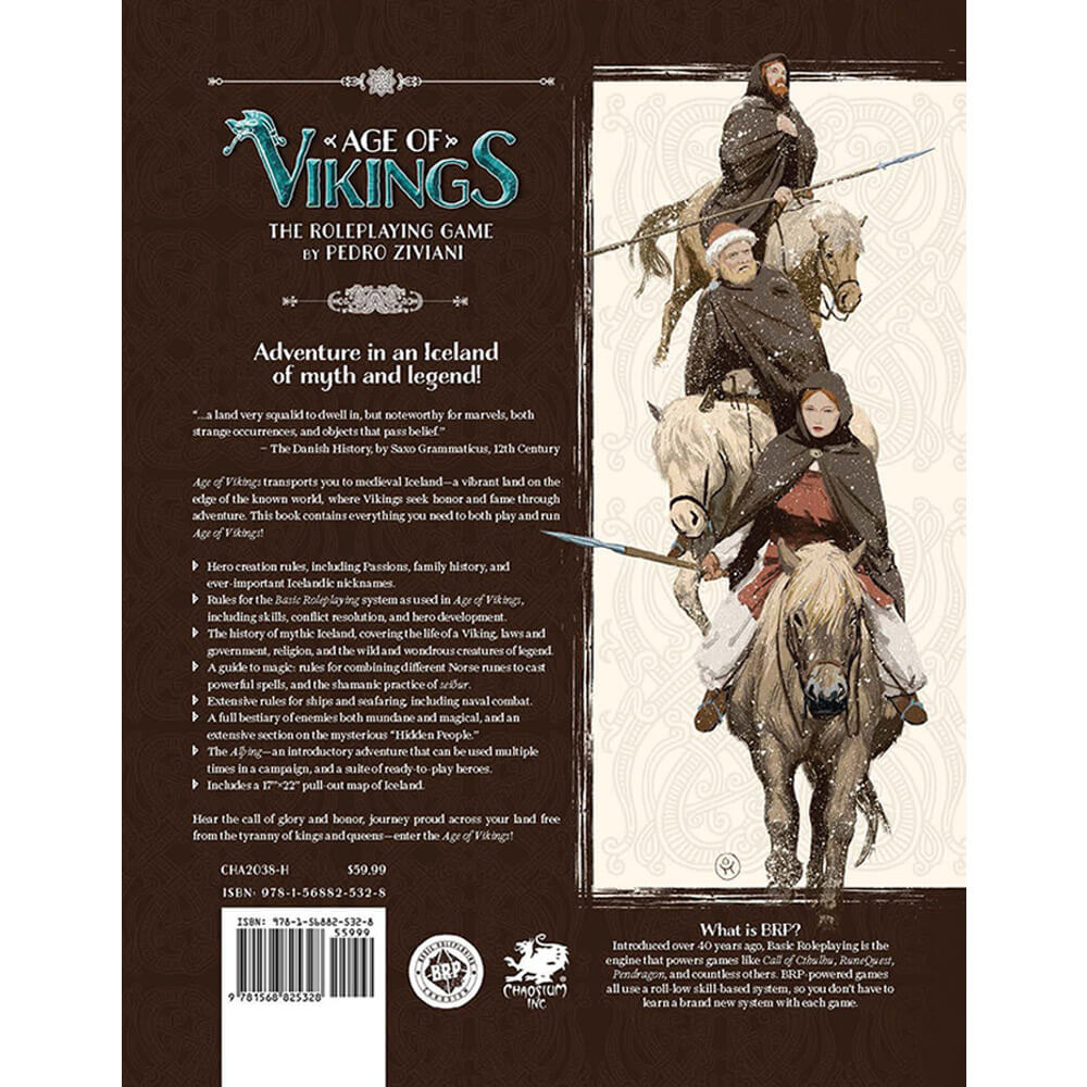 Chaosium Age of Vikings RPG příručka anglicky