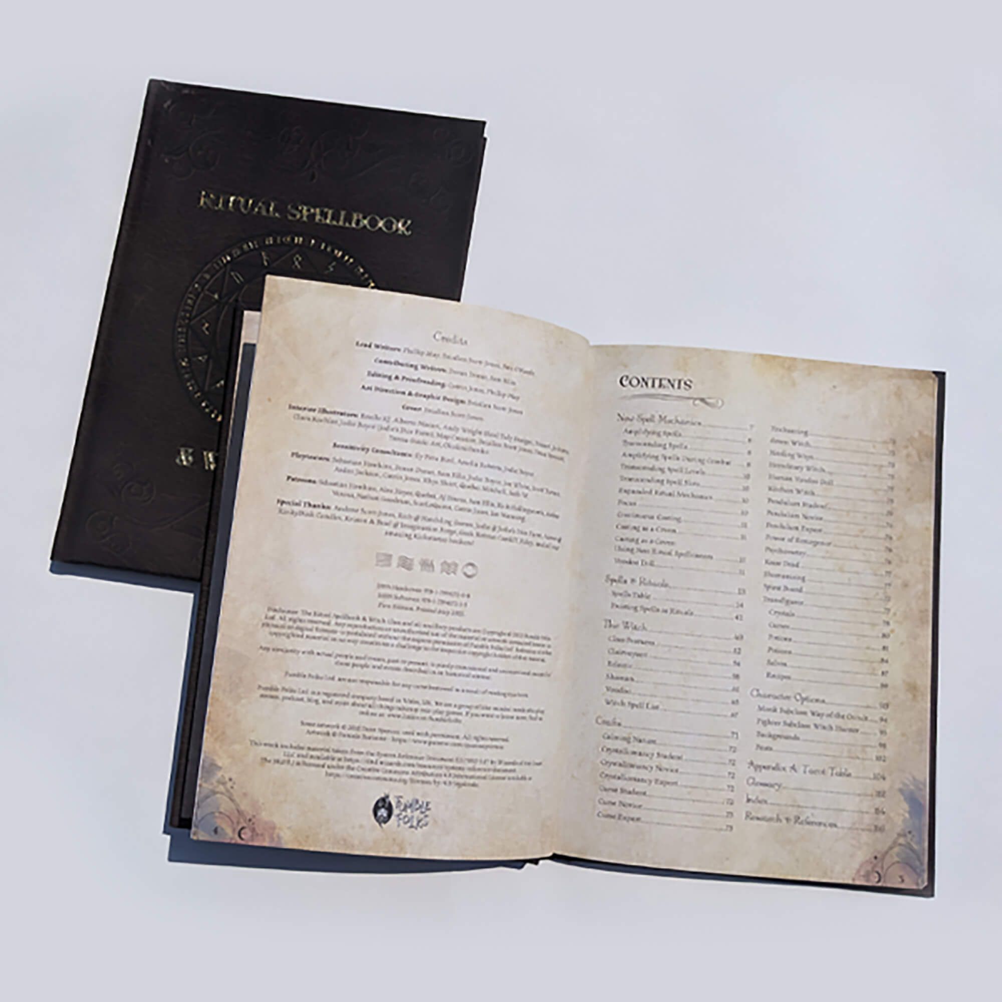 All Rolled Up Ritual Spellbook Witch Class příručka 5e softcover