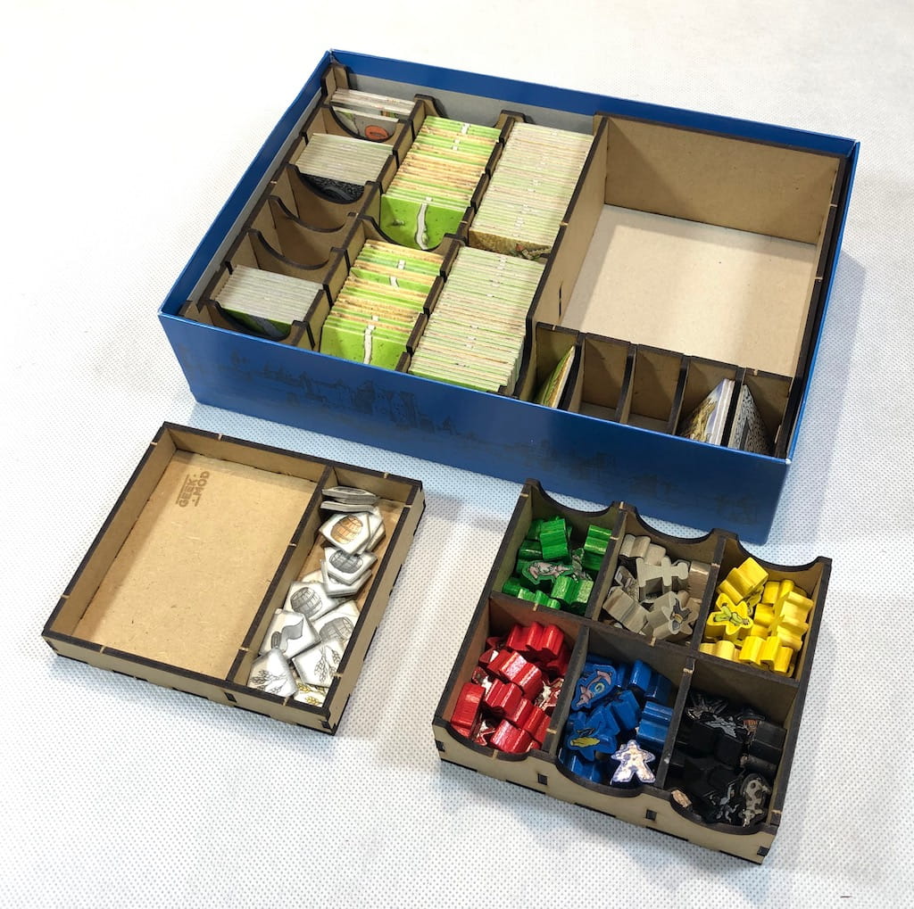 Geek Mod Insert do hry Carcassonne HDF organizer na dlaždice