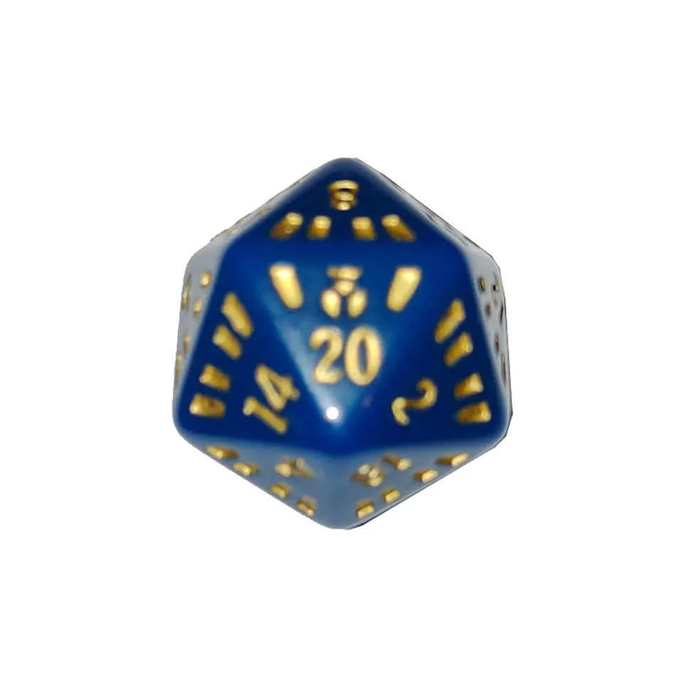 All Rolled Up D20 Egyptian kostka 20mm modrá