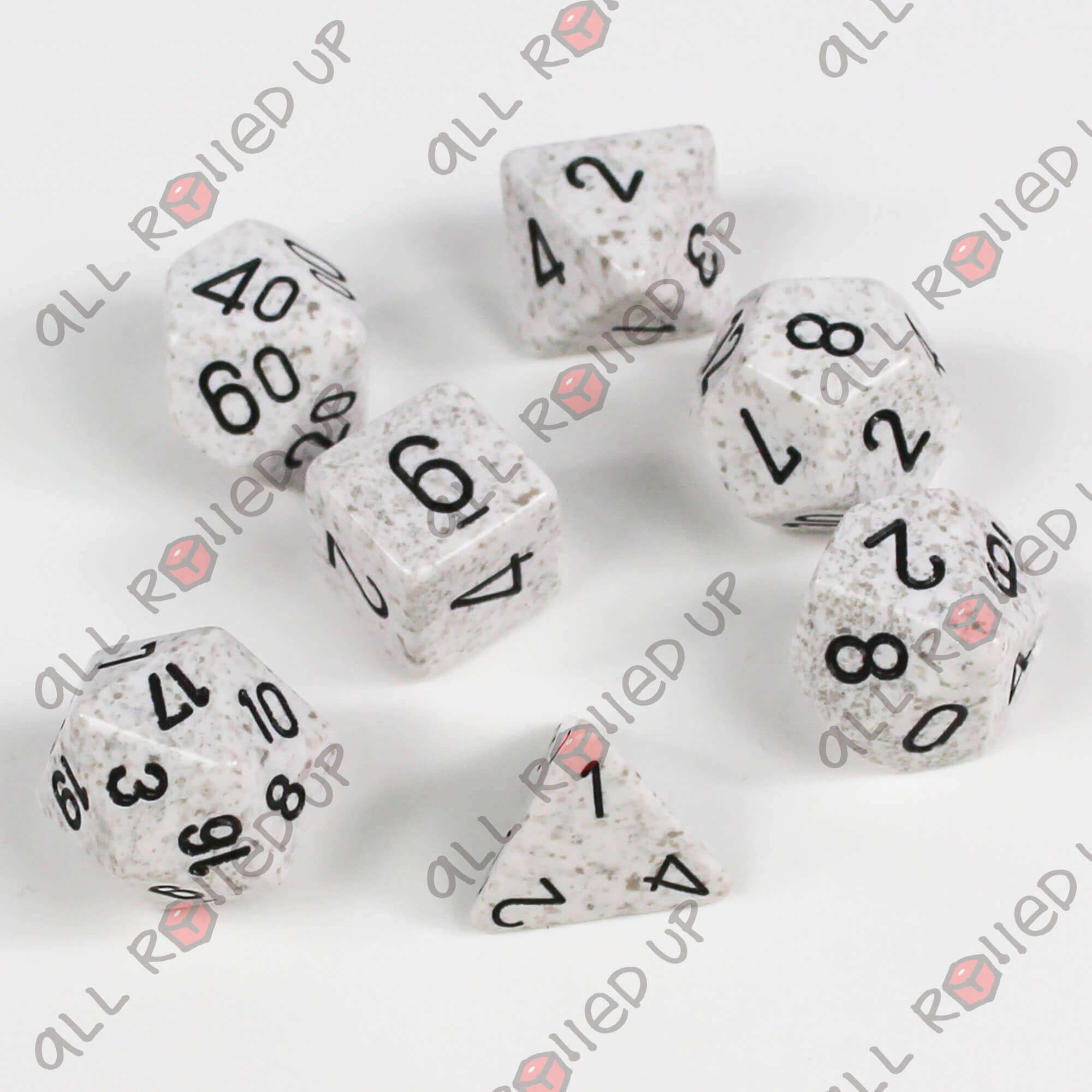 Chessex Speckled Arctic Camo sada kostek 7 ks