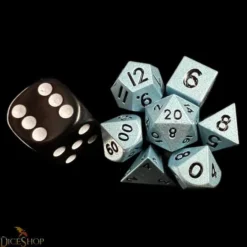 All Rolled Up Metal Fade Dice kostky kovové Red Purple sada