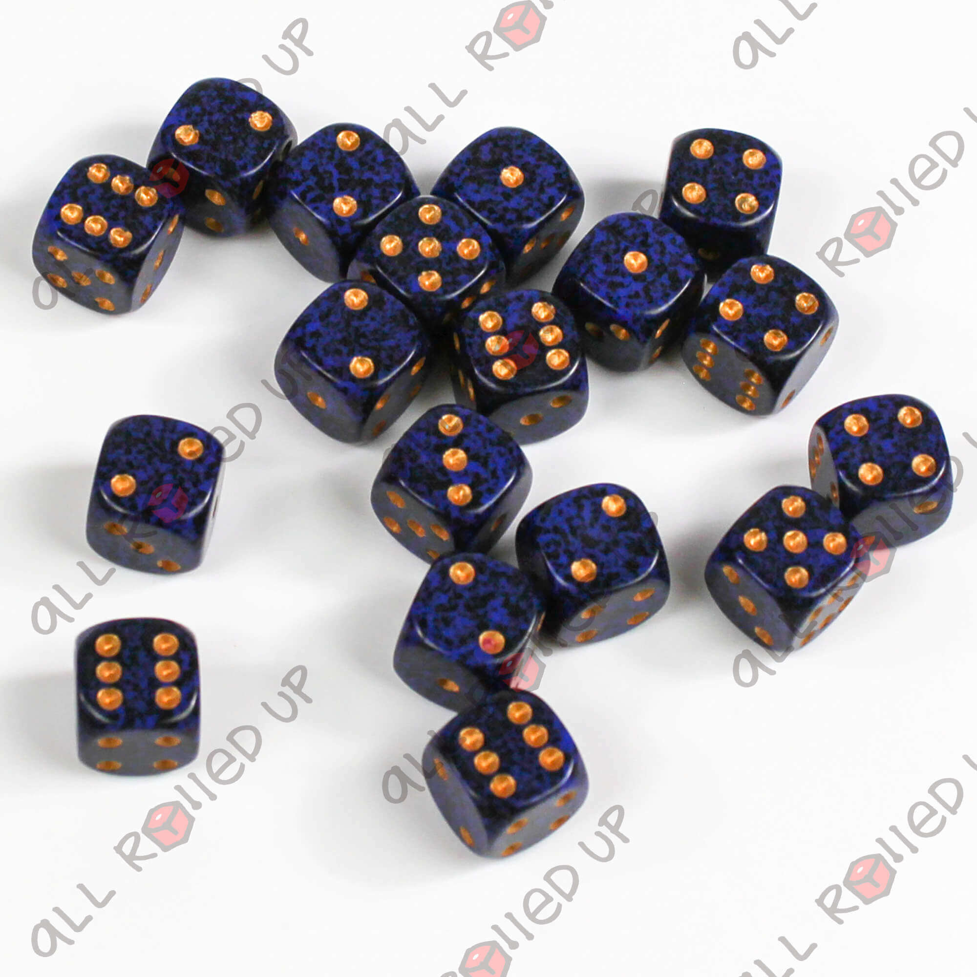 Chessex Speckled Golden Cobalt kostky D6 36x 12mm