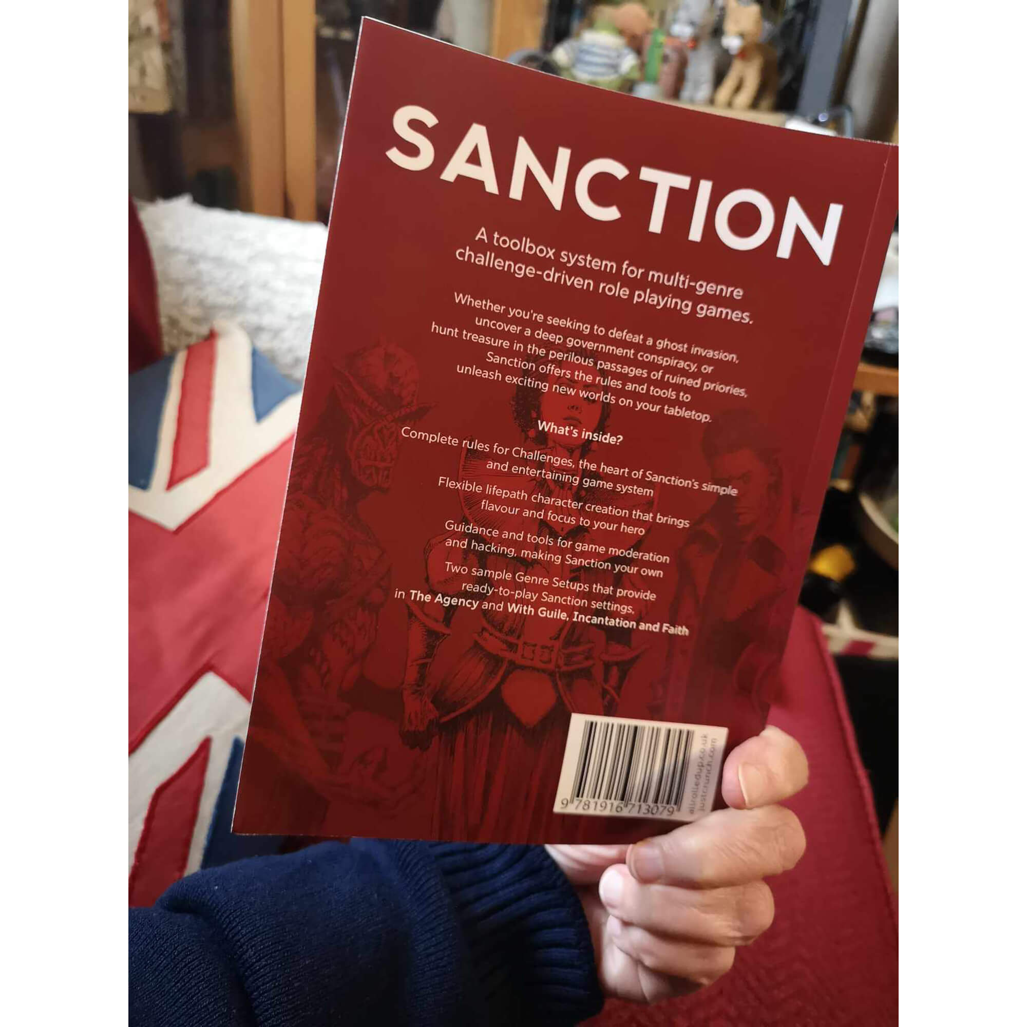 All Rolled Up Sanction Core Rules příručka RPG měkká