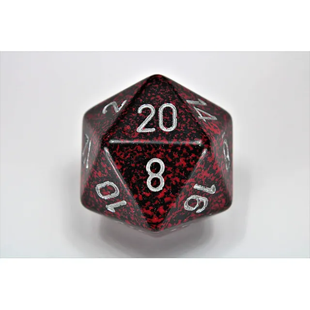 Chessex Speckled Silver Volcano K20 kostka 34mm velká