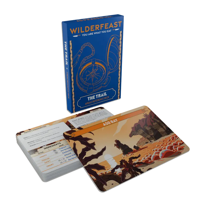 Horrible Games Wilderfeast The Trail Area Reference Deck karty