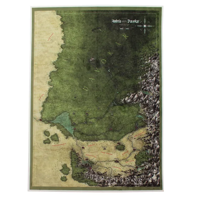All Rolled Up Symbaroum Davokar mapa A3 sametová