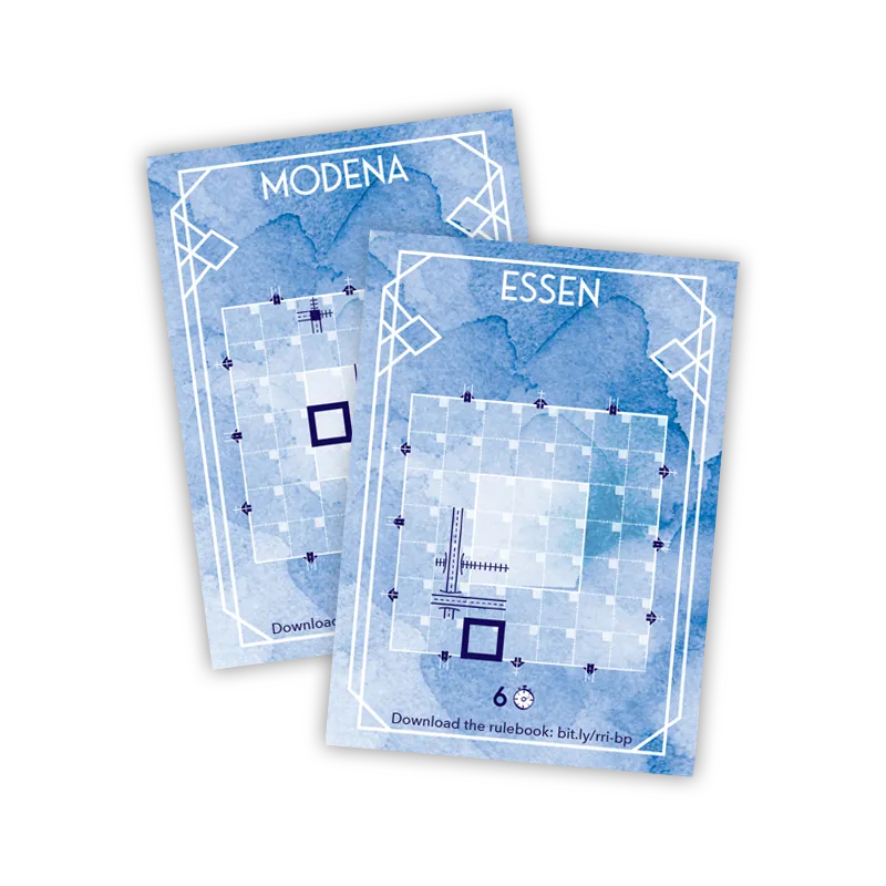 Horrible Games Railroad Ink Challenge promo karta Modena Essen