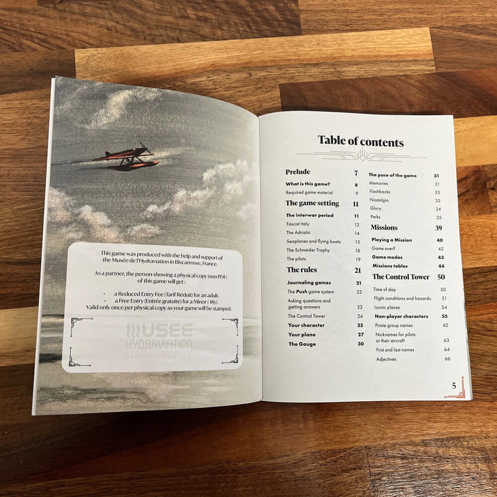 Aces over the Adriatic sólo RPG hra pro jednoho