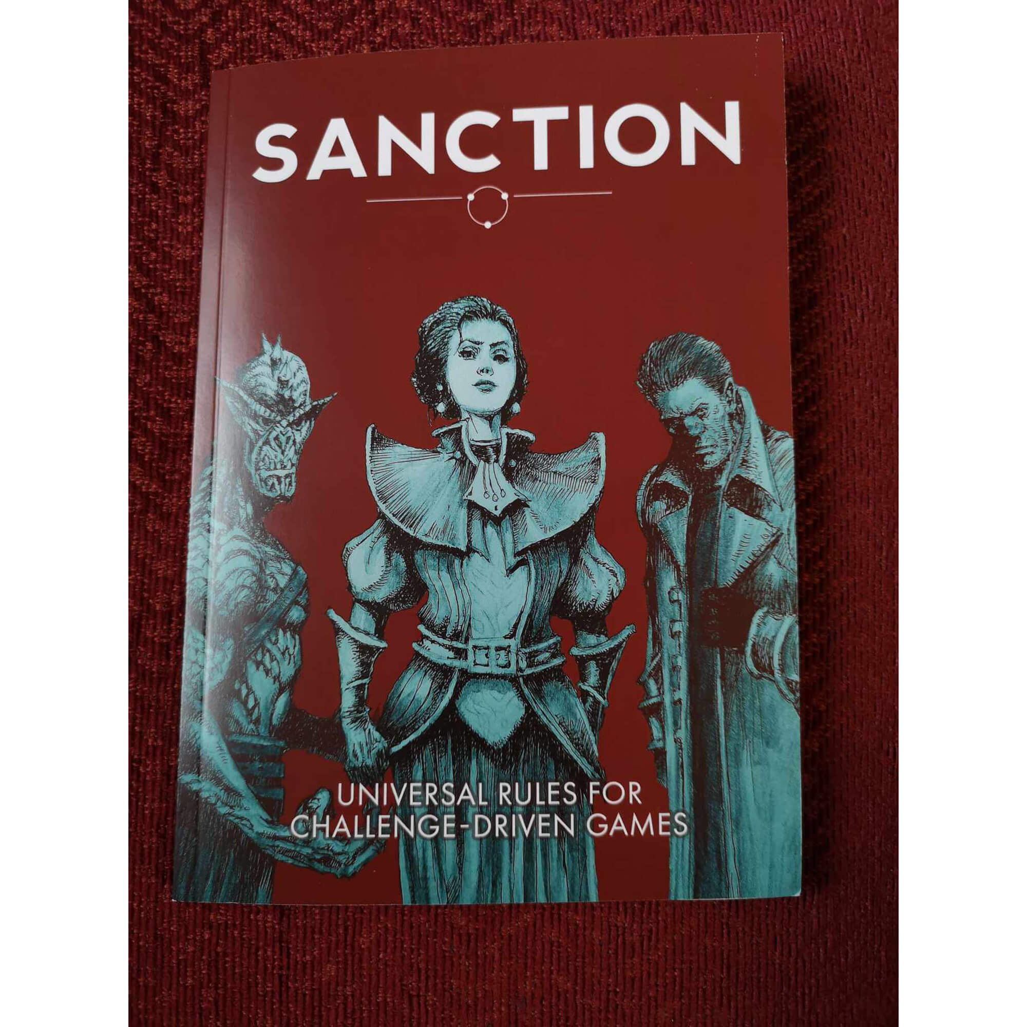 All Rolled Up Sanction Core Rules příručka RPG měkká