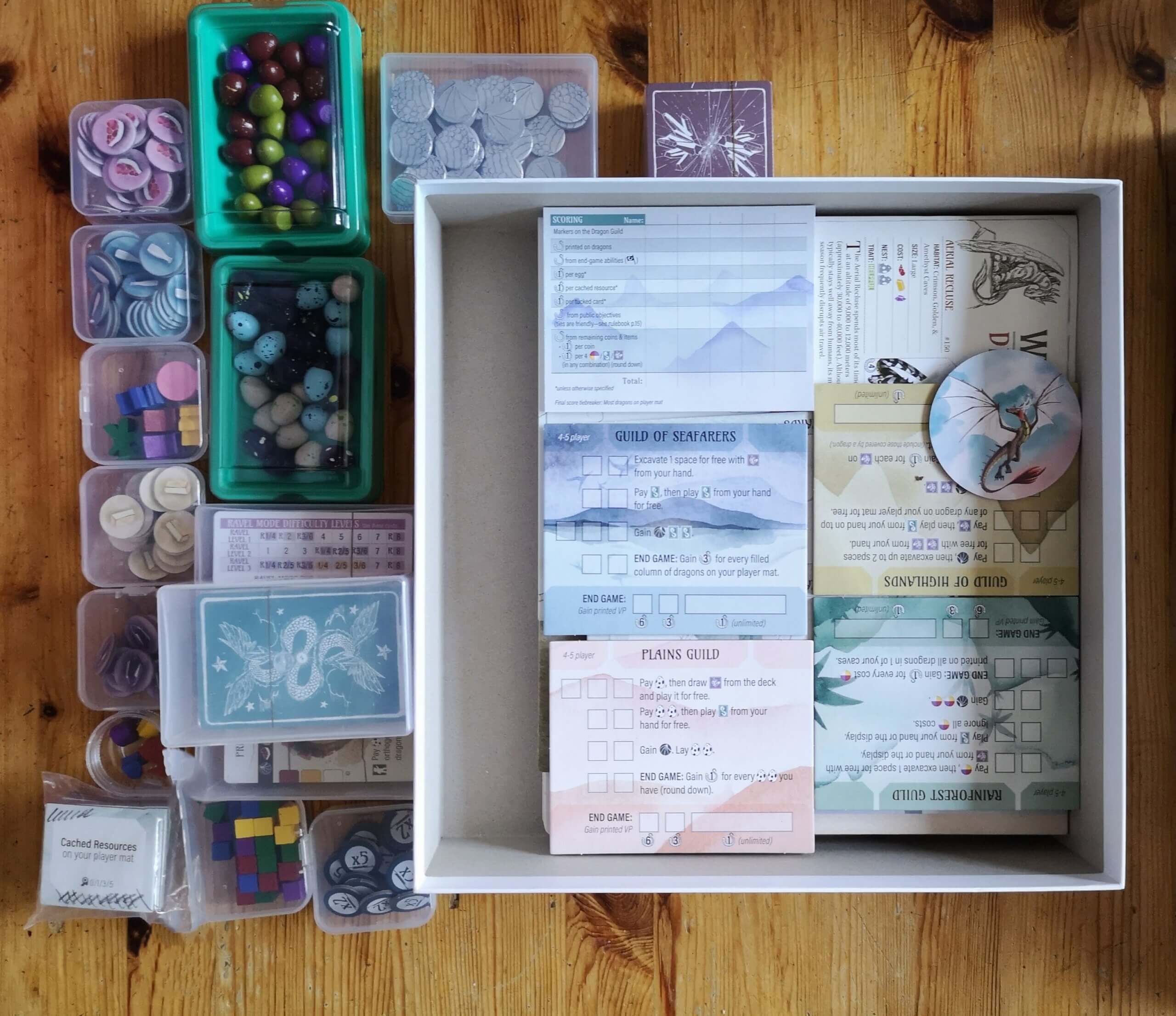 All Rolled Up Wyrmspan organizér boxy čiré 12 ks