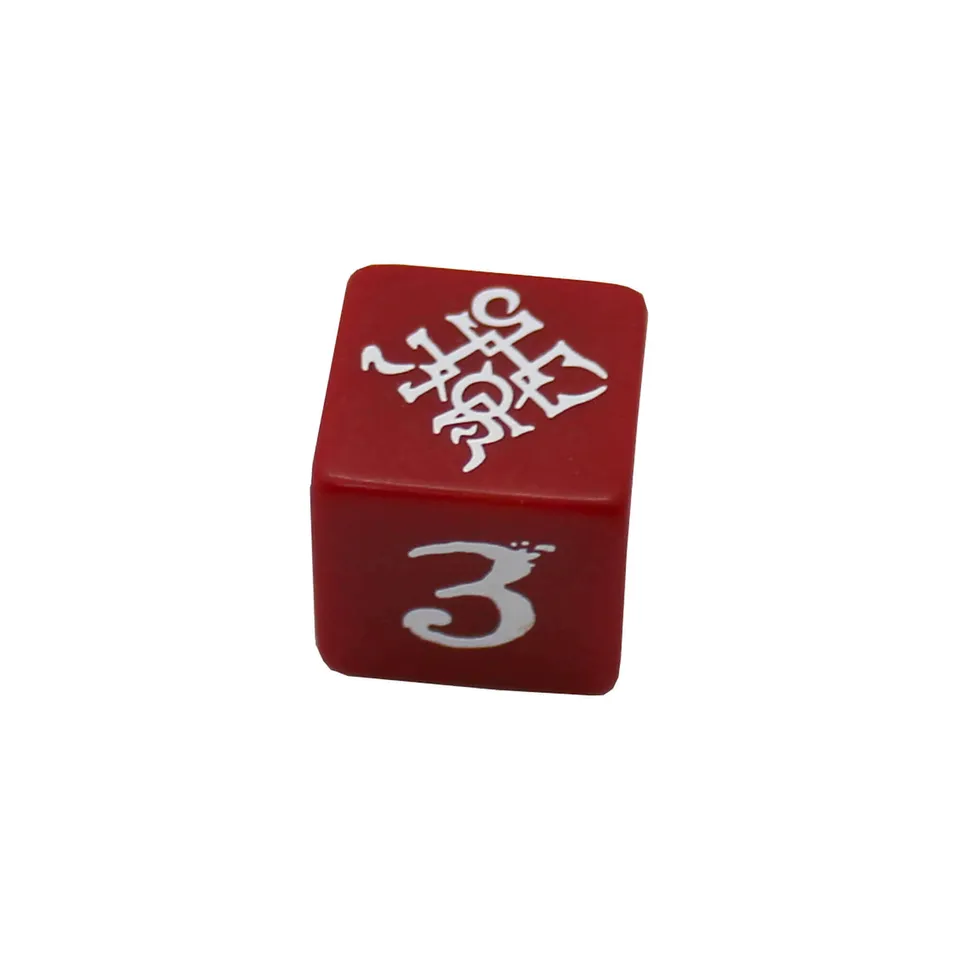 All Rolled Up RPG Red Sigel kostka D6 červená