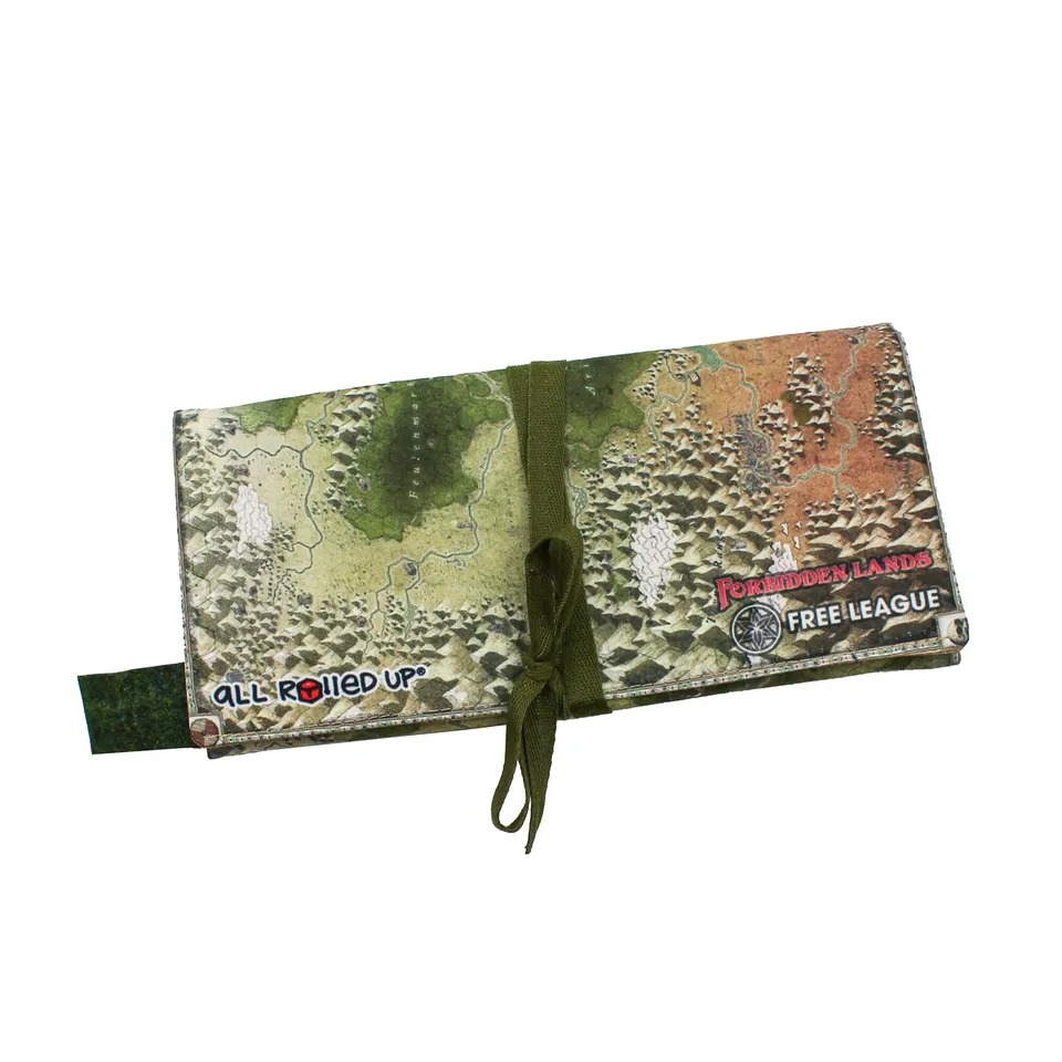 All Rolled Up Cursed World Map Forbidden Lands pouzdro na kostky