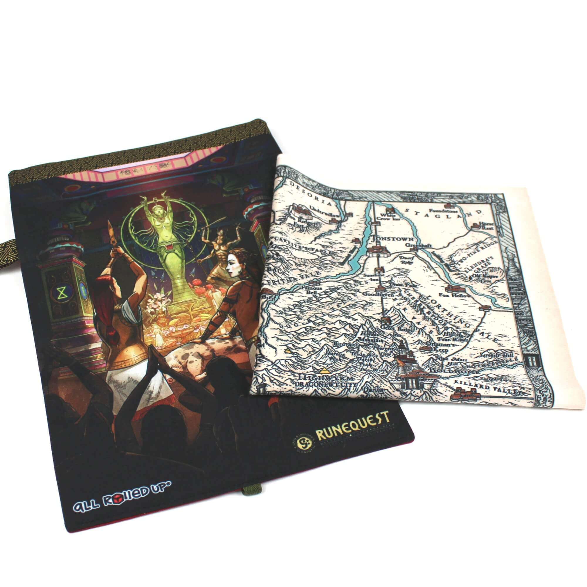 All Rolled Up RuneQuest Dragon Pass mapa A2 velvet