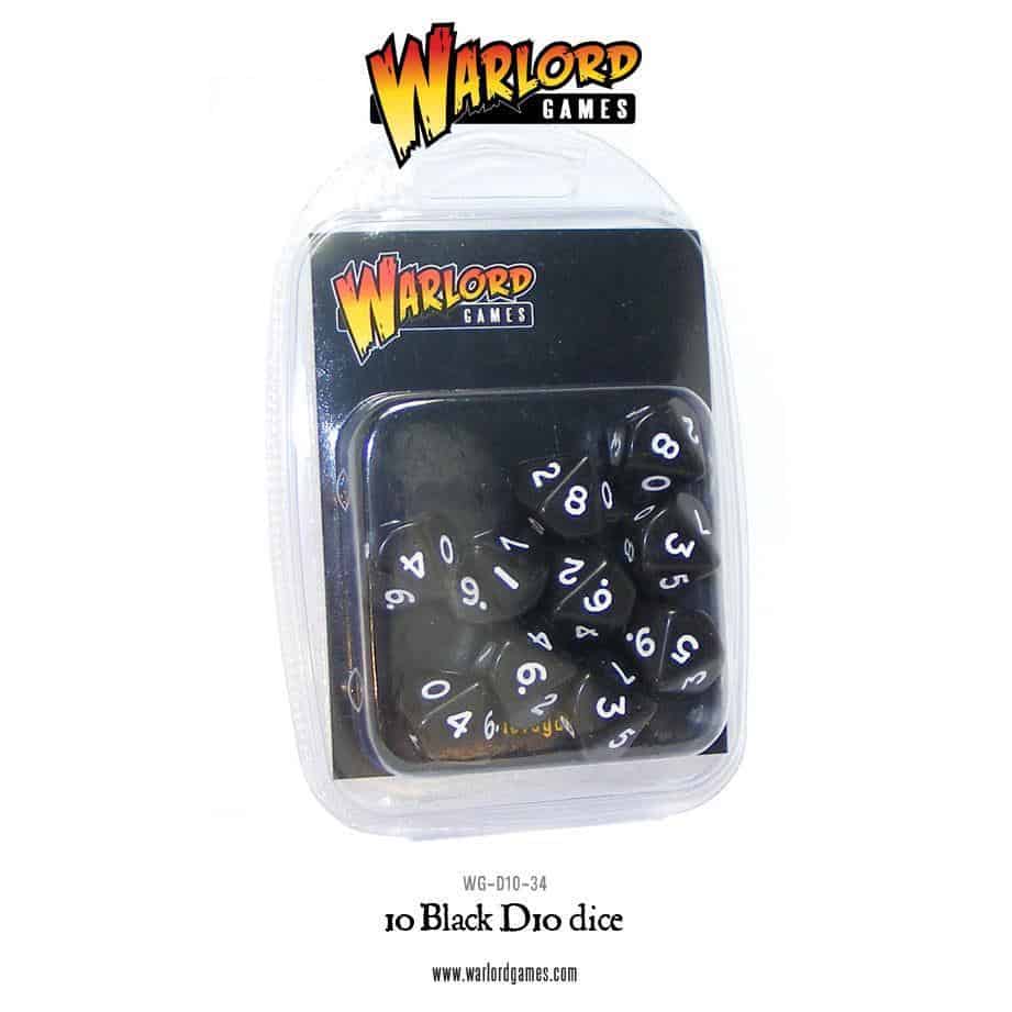 Geek Mod D10 Dice Pack Black kostky 10 ks