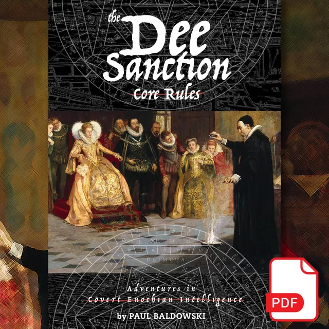 The Dee Sanction Core Book pravidla RPG PDF alžbětinská